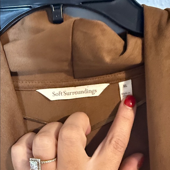 Soft Surroundings Ultra Soft Faux Suede Topper Size XL - Picture 6 of 7